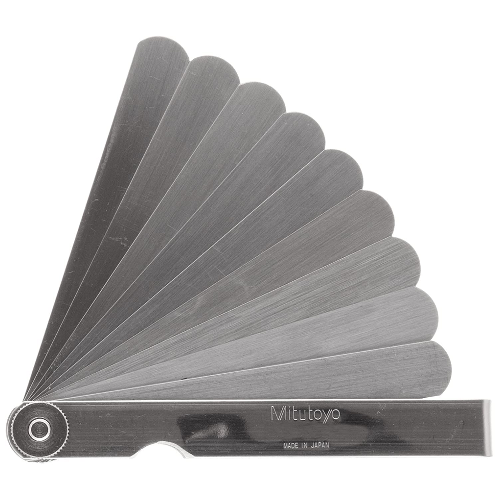 Bộ dưỡng đo bề dày Mitutoyo 184-306S (0.05-0.8mm/10 lá/100mm)