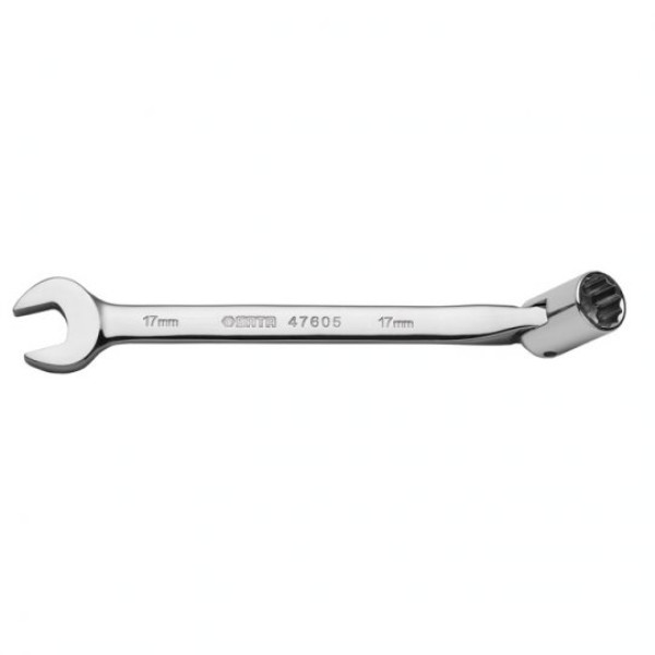 Cờ Lê 1 Đầu Miệng 1 Đầu Tuýp Lắc Léo 17 mm SATA 47605