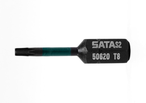 Bộ 10 Mũi Vít Đầu Sao Chuôi Lục Giác 1/4" T20×29 mm SATA 59624