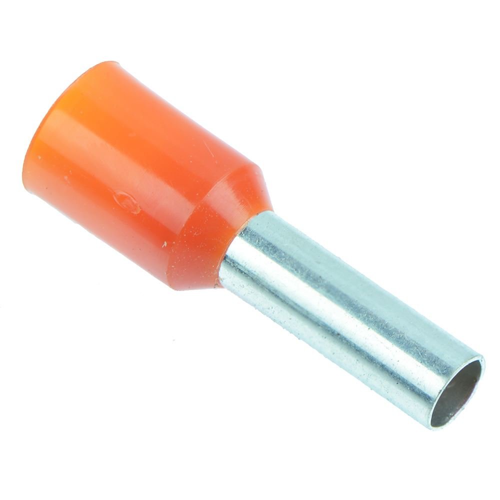 Cosse Pin Rỗng Nhựa 4mm Màu Cam KST E4009-ORANGE