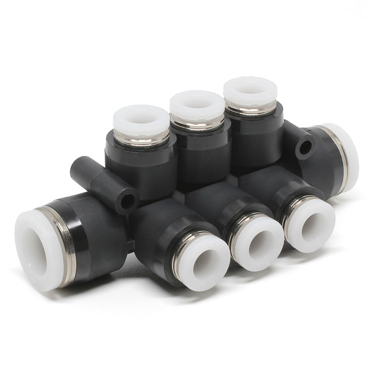 Đầu Nối Nhanh Khí Nén Chữ T 8 Ngã Dạng Nối Giảm Pisco PKVG3/8-1/4