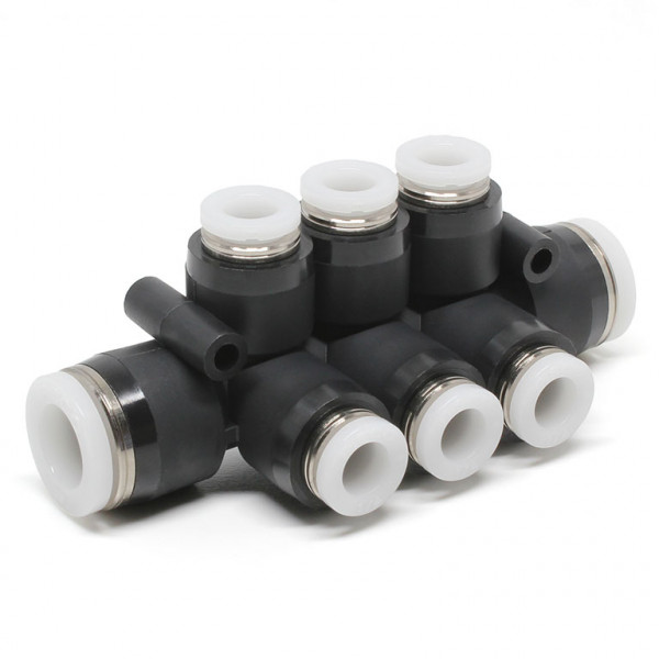 Đầu Nối Nhanh Khí Nén Chữ T 8 Ngã Dạng Nối Giảm Pisco PKVG3/8-1/4