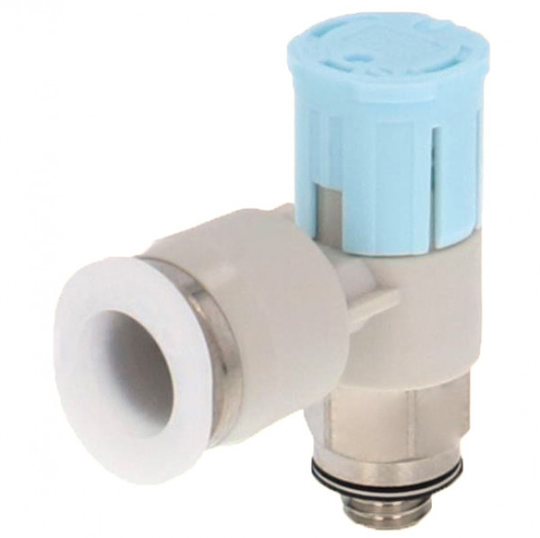 Van Tiết Lưu Khí Nén Loại Khóa Đẩy Có Hiển Thị Chỉ Số Pisco JSGC3/16-U10BW
