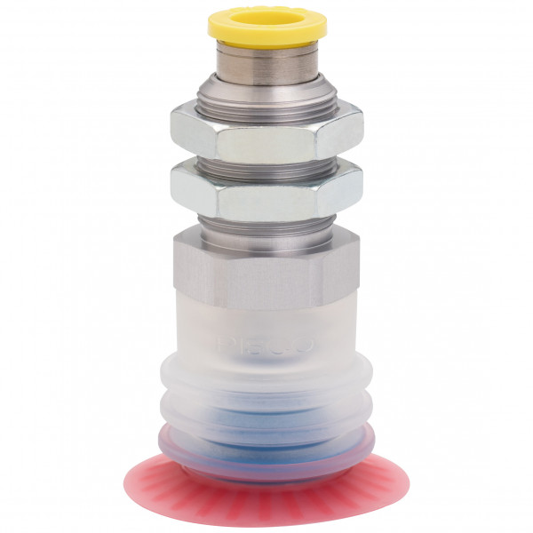 Bộ Nấm Hút Chân Không Và Giá Đỡ Ngành Bao Bì, Silicone, O.D 30 mm, Pisco VPA30PBS23-8J-FS