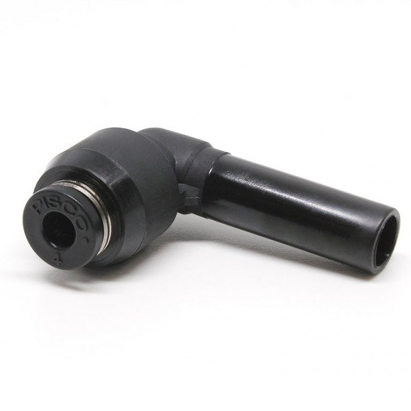 Đầu Nối Nhanh Khí Nén Giữa Ống Khí Và Fitting Dạng Nối Giảm Cong 90° Pisco PLGJ8-4W