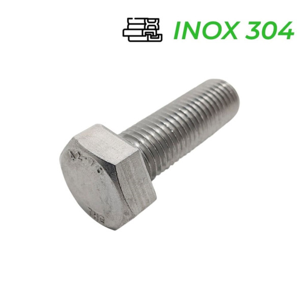 Bulong Inox 304 DIN933 M4x15