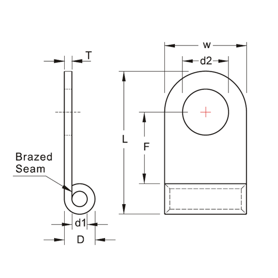 Bản vẽ kỹ thuật Đầu Cosse Lá Cờ Trần 1.5-2.5 mm2 KST FGNB2-5