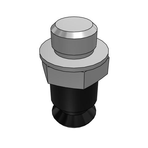 Bộ Nấm Hút Chân Không Và Giá Đỡ, Cao Su Nitrile (NBR), O.D 6 mm, Pisco VPME6RNE-M5