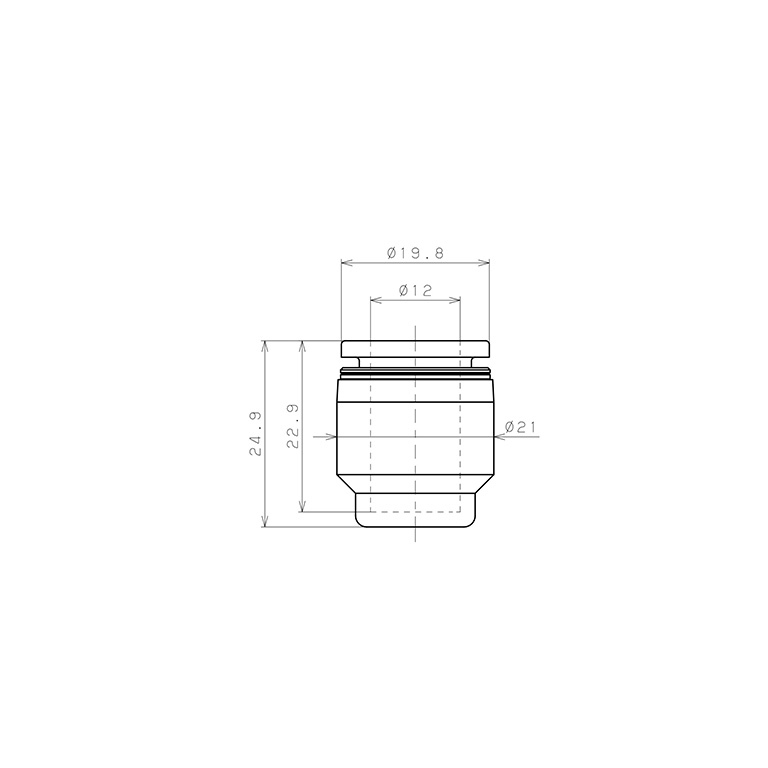 Bản vẽ kỹ thuật Nắp Chụp Pisco PPF12-C