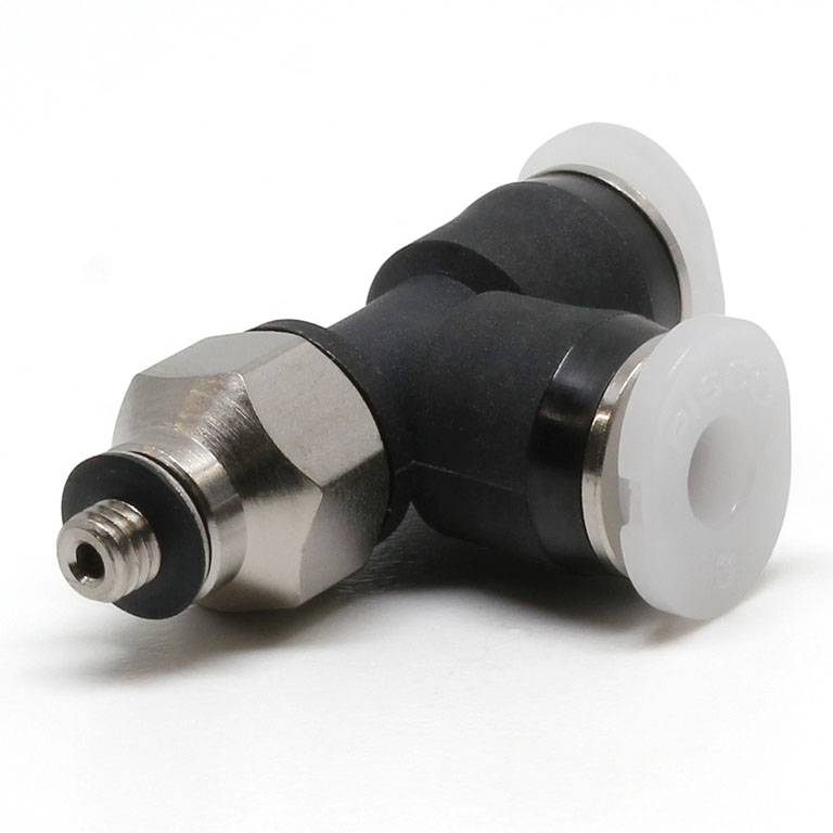 Đầu Nối Nhanh Khí Nén Dạng Chữ T Ren Ngoài Pisco PD1/8-M3MW