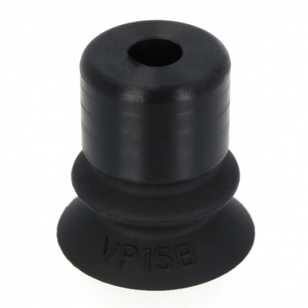 Đầu Nấm Hút Chân Không Dạng Lò Xo, Silicone Dẫn Điện, O.D 15 mm, Pisco VP15BSE