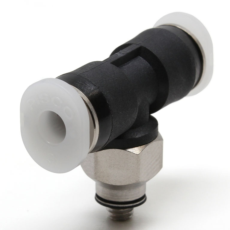 Đầu Nối Nhanh Khí Nén Dạng Chữ T Ren Ngoài Pisco PB1/8-M3M