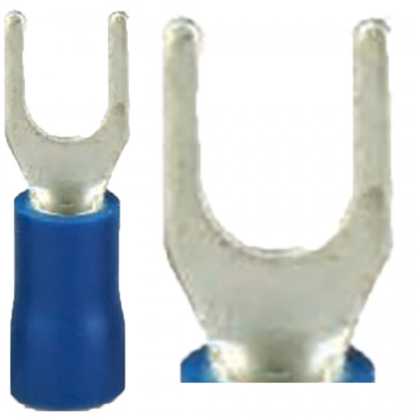 Đầu Cosse Chĩa Chữ Y Cách Điện Nylon Màu Đỏ KST 1 mm2 SNYB1-3.2