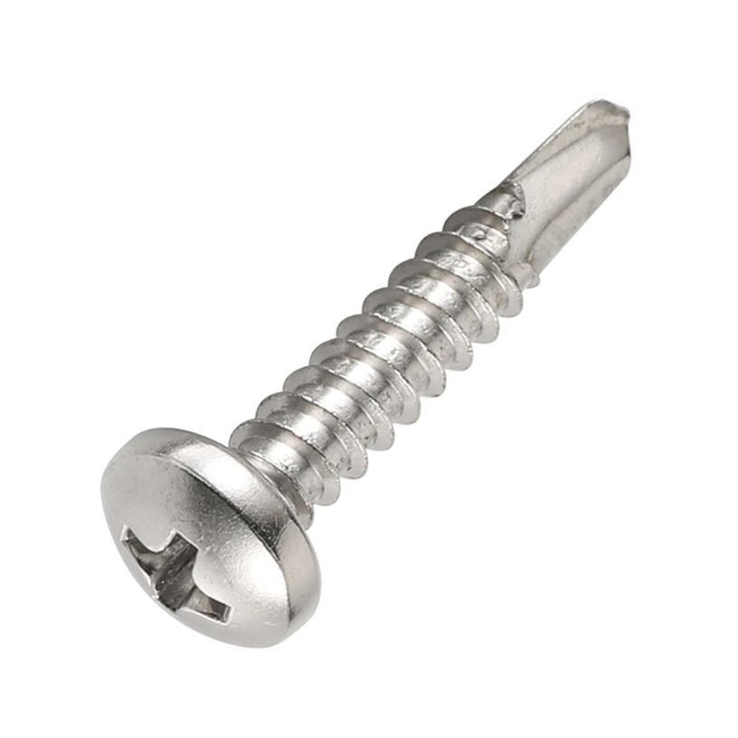 Vít Tự Khoan Đầu Tròn Inox 410 M4.8x50 (#10-16)