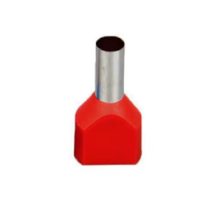 Cosse Pin Đôi Có Nhựa 1.5mm Màu Đỏ KST TE1512-RED