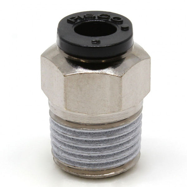 Đầu Nối Nhanh Khí Nén Dạng Thẳng Thân Lục Giác Ren Ngoài Pisco PC4-01M-C