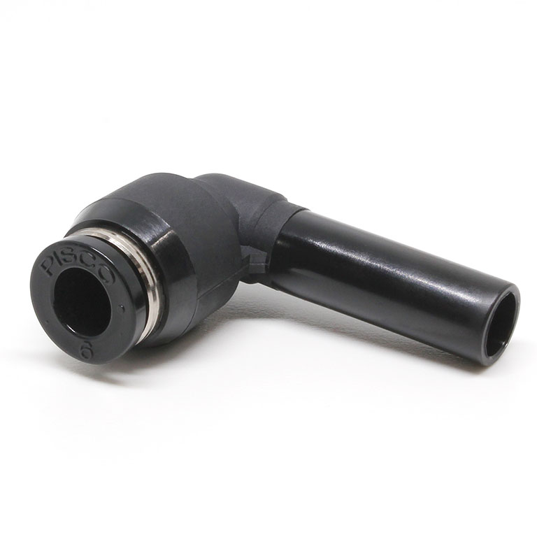 Đầu Nối Nhanh Khí Nén Giữa Ống Khí Và Fitting Dạng Nối Giảm Cong 90° Pisco PLGJ8-6-UC