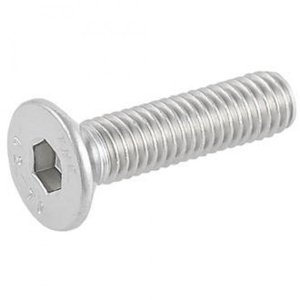 Lục Giác Chìm Col Thép Mạ Kẽm Trắng Cr3+ GR 5 UNC 1/4-20 x 1/2