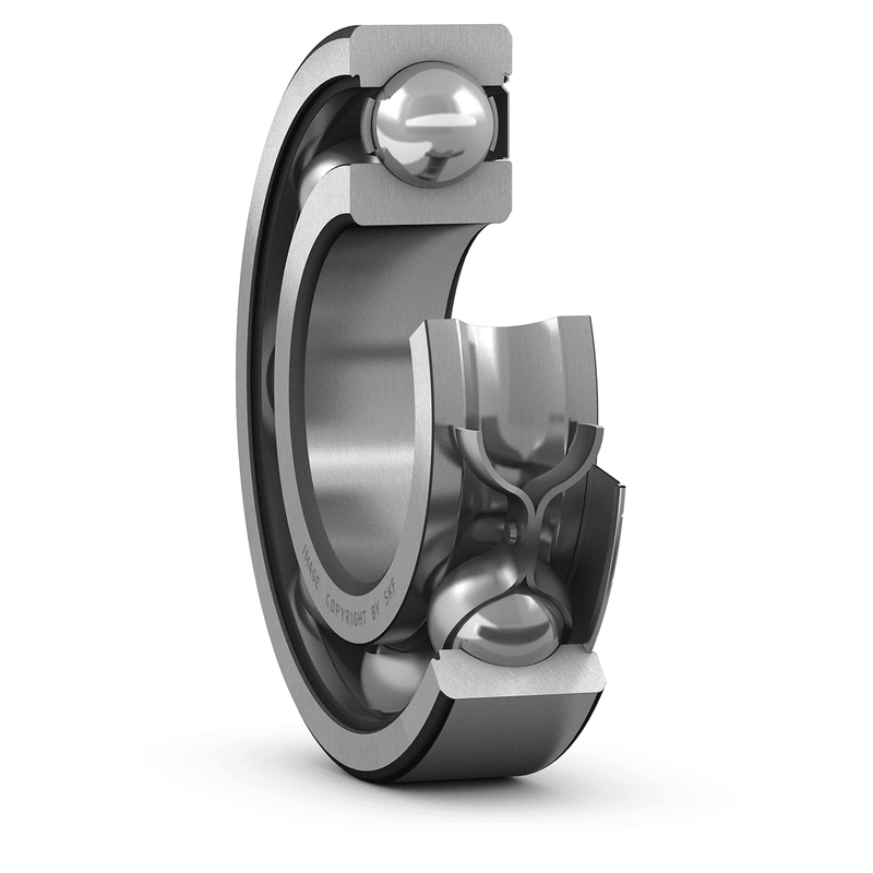 Vòng Bi Cầu Rãnh Sâu SKF 6001-Z/C3H (12x28x8) Nắp Chắn Thép (Một Bên)