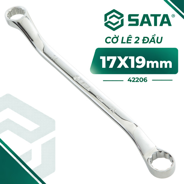 Cờ Lê 2 Đầu Vòng 17×19 mm SATA 42206