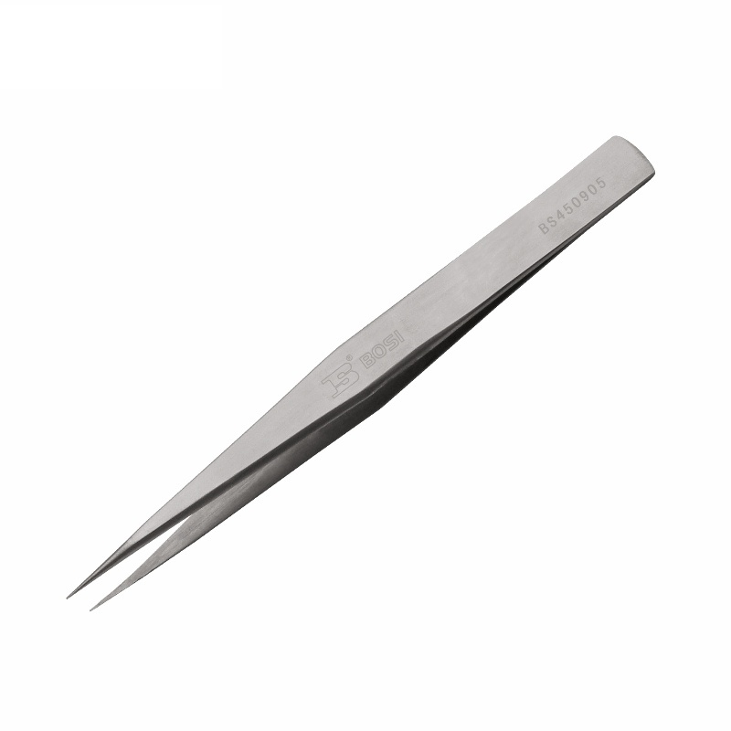 Nhíp Inox Mũi Nhọn 125x11x2 mm Bosi BS450905
