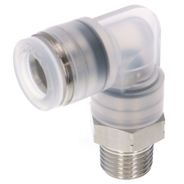 Đầu Nối Nhanh Khí Nén Dạng Cong 90° Ren Ngoài Pisco SPPL8-03SP