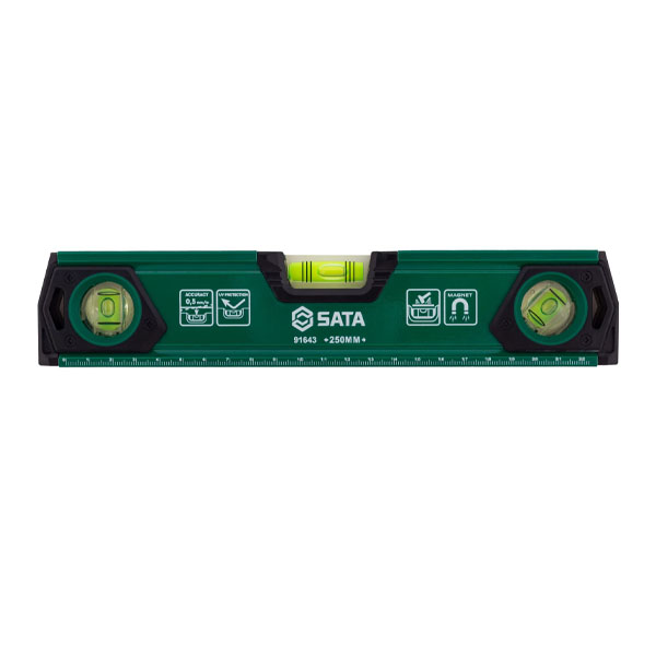 Thước Thủy 10" 3 Bọt Thủy Có Nam Châm SATA 91643
