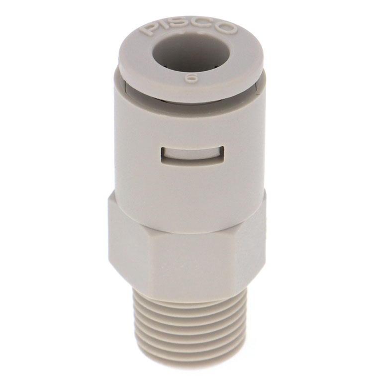 Đầu Nối Nhanh Khí Nén Dạng Thẳng Thân Lục Giác Ren Ngoài Pisco APC6-01-N-TP