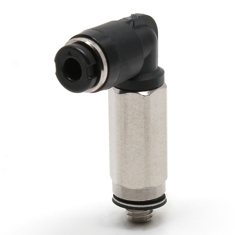 Đầu Nối Nhanh Khí Nén Dạng Cong 90° Ren Ngoài (Dài) Pisco PLL2-M3M
