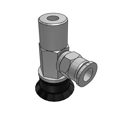 Bộ Nấm Hút Chân Không Và Giá Đỡ, Cao Su Nitrile (NBR), O.D 20 mm, Pisco VPB20RN-6J