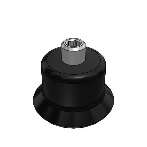 Bộ Nấm Hút Chân Không Có Vít Ren, Cao Su Nitrile (NBR), O.D 15 mm, Pisco VP15RN-M4