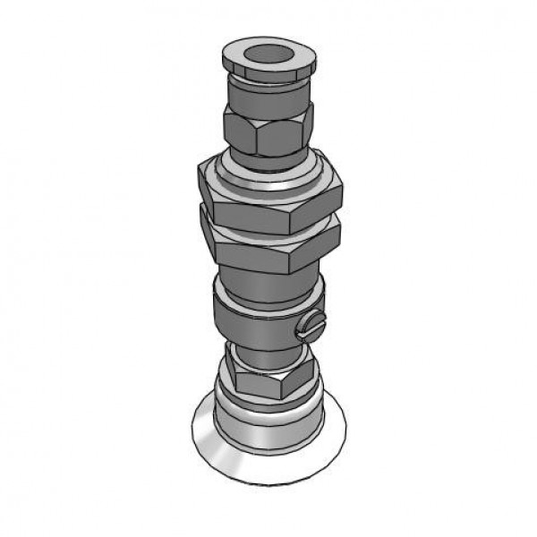 Bộ Nấm Hút Chân Không Và Giá Đỡ, Silicone, O.D 25 mm, Pisco VPC25-6RS-6J