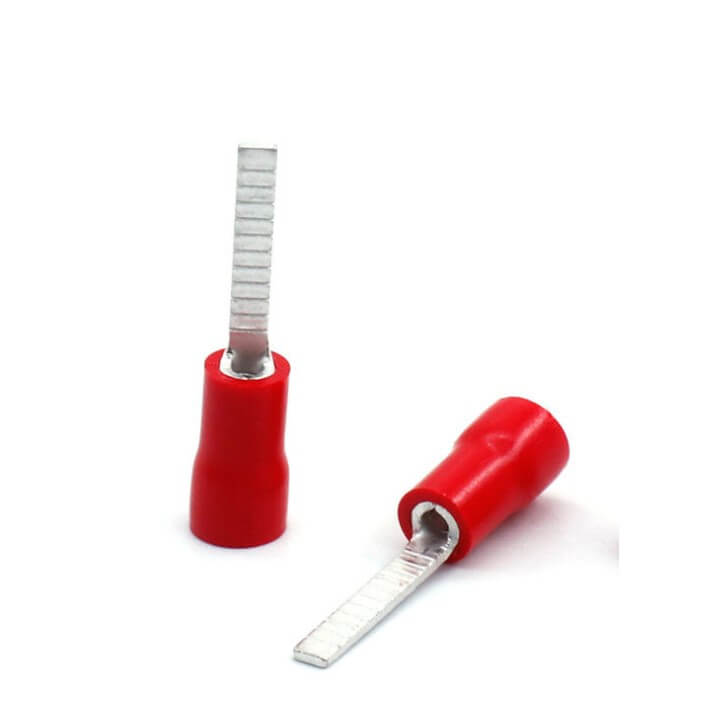 Đầu Cosse Pin Dẹp Cách Điện Màu Đỏ KST 1 mm2 DBVS1-13