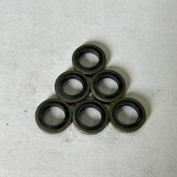 Lông Đền Dầu (Bonded Seal) Cao Su NBR D8 (ID8.4xOD14x2.0)