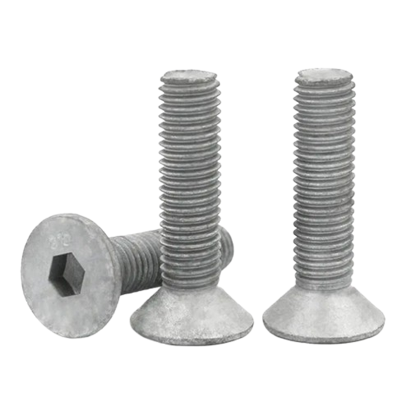 Lục Giác Chìm Col Thép Nhúng Nóng Kẽm 10.9 DIN7991 M12x30