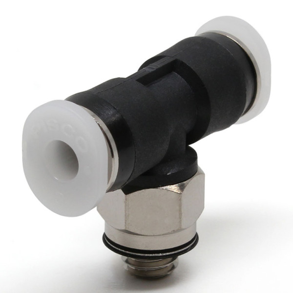 Đầu Nối Nhanh Khí Nén Dạng Chữ T Ren Ngoài Pisco PB1/8-M5M