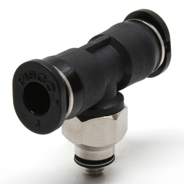 Đầu Nối Nhanh Khí Nén Dạng Chữ T Ren Ngoài Pisco PB4-M3M-C