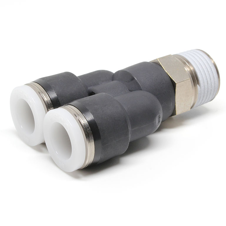 Đầu Nối Nhanh Khí Nén Dạng Chữ Y Ren Ngoài Pisco PX3/8-03W