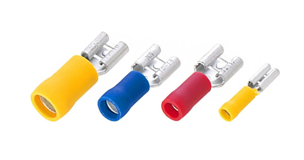 Đầu Cosse Ghim Cái Double Crimp Cách Điện Toàn Phần Màu Đỏ KST 1 mm2 FDD1-250