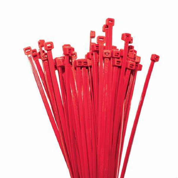 Dây Rút Nhựa Màu Đỏ KST 100 x 2.5 mm K-100M-RE