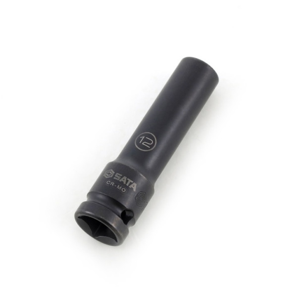Đầu Tuýp Dài Lục Giác Đen 1/2" Thành Mỏng 11 mm SATA 34404T