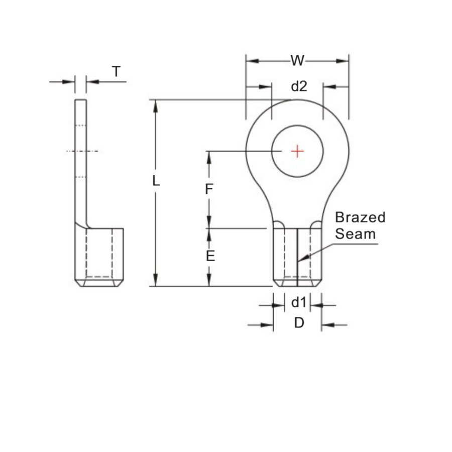 Bản vẽ kỹ thuật Cosse Tròn Trần 150mm KST RNB150-18