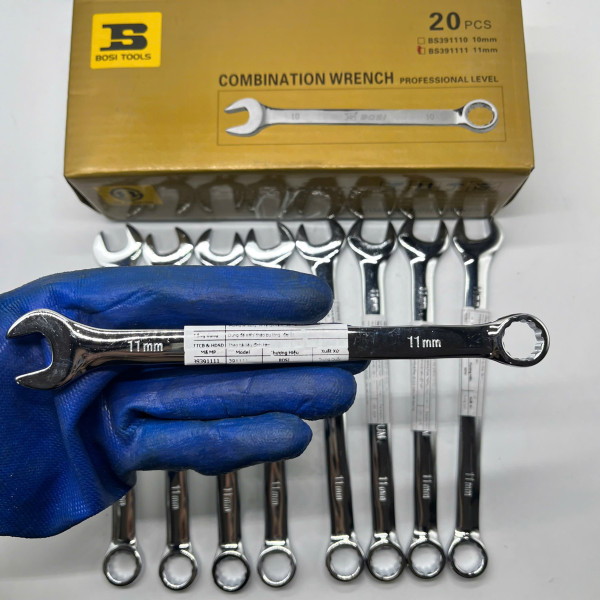 Cờ Lê Vòng Miệng Cao Cấp 11 mm Bosi BS391111