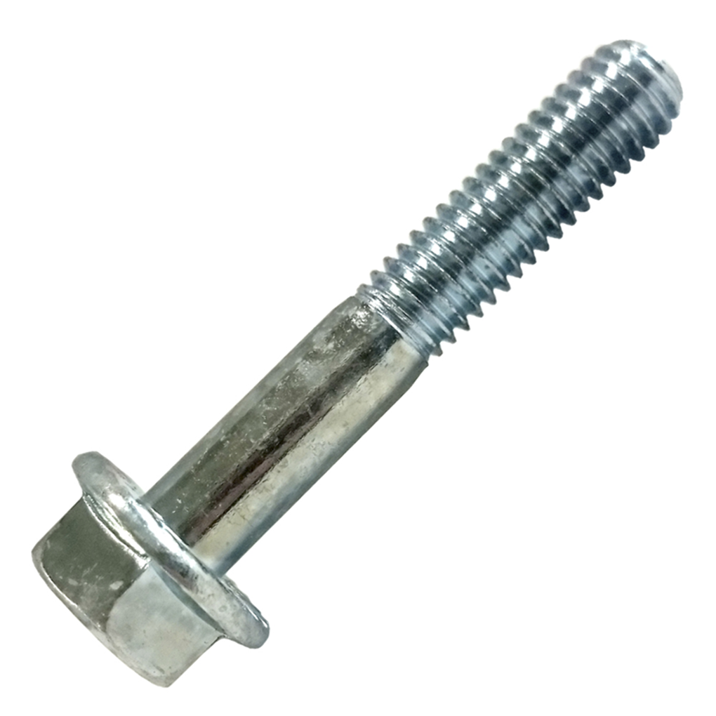Bulong Đầu Bông Thép Mạ Kẽm Trắng Cr3+ 8.8 DIN6921 M10x60 Ren Lửng (Không Khía)