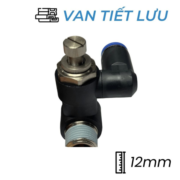 Van Tiết Lưu Khí Nén Ø12 (R1/2-R1/4) CDC PVSC 1204