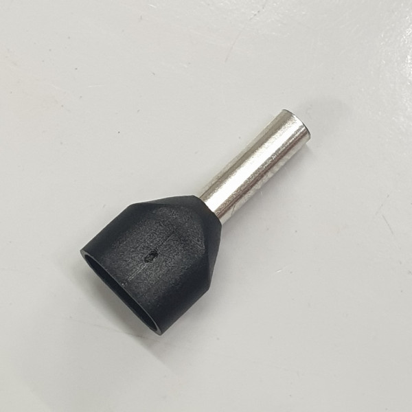 Đầu Cosse Pin Đôi Bọc Nhựa 2x6mm2 KST Màu Đen TE6014
