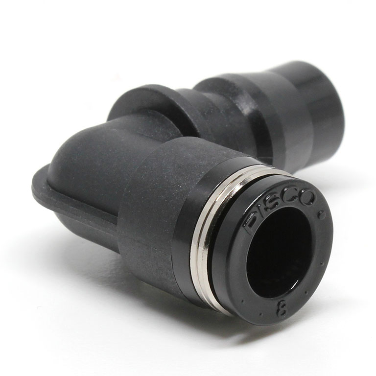 Đầu Nối Nhanh Khí Nén Nhỏ Gọn 8mm Màu Đen Pisco CPP20L-8B