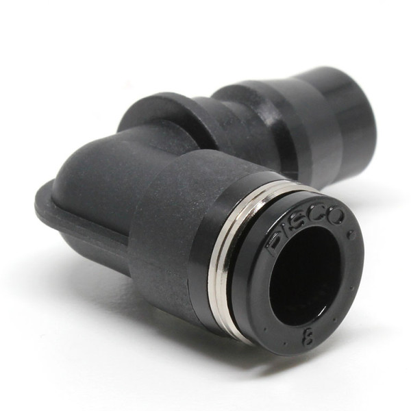 Đầu Nối Nhanh Khí Nén Nhỏ Gọn 8mm Màu Đen Pisco CPP20L-8B
