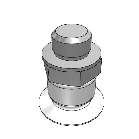 Bộ Nấm Hút Chân Không Và Giá Đỡ, Silicone,  O.D 10 mm, Pisco VPME10PS-M5