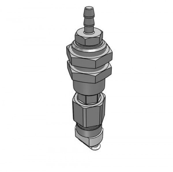Bộ Nấm Hút Chân Không Hình Oval Và Giá Đỡ, Silicone, O.D 4x10 mm, Pisco VPMC4x10-4ES-4B